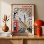 London Street Poster, thumbnail 1 of 12