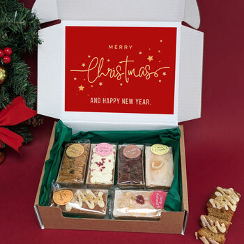 Christmas Six Mini Loaf Cakes Gift Box, 6 of 11