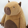 Super Cuddly Large Capybara Premium Plush Soft Toy 40cm, Suitable From Birth, thumbnail 1 of 5