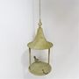 Hanging Bird Feeder In Aged Finish, thumbnail 6 of 12