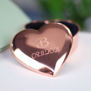 Personalised New Baby Heart Trinket Box, 3 of 8
