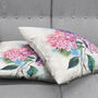 Hydrangea Floral Cushion Covers Blue And Pink Colours, thumbnail 4 of 7