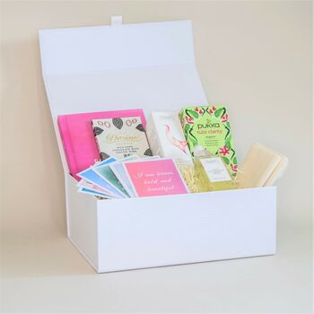 'Good Vibes' Personalised Self Care Vegan Gift Box, 2 of 12