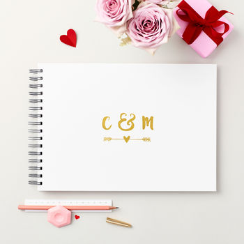 Personalised Couple’s Initials Memory Book, 8 of 8