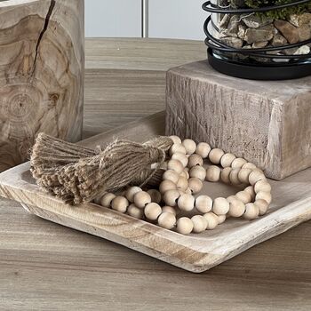 Shallow Wooden Display Tray, 2 of 2