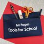 Personalised Tools For School Teacher Pencil Case, thumbnail 1 of 3