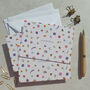 Pressed Wildflowers Ready To Write Invitations, thumbnail 4 of 8