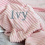 Personalised Bunny Ribbed Comforter And Blanket Set, thumbnail 3 of 12