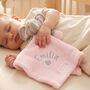 Personalised Pink Elephant Comforter Baby Girl Gift, thumbnail 1 of 5