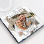Ten Years Married Personalised Rock Photo Slate, thumbnail 2 of 8