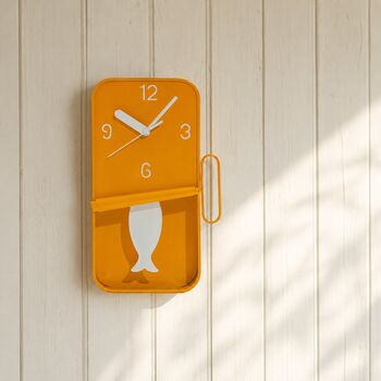 Sardine Clocks With Swinging Pendulum Choice Of Colours, 2 of 6