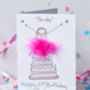 Handmade Personalised 3D Happy Birthday Age Card, thumbnail 4 of 9