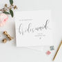 To My Bridesmaid Card | Silver Effect, thumbnail 1 of 3