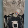 Festival Muso Bear Organic Cotton Men's T Shirt, thumbnail 3 of 12