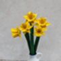 Origami Narcissus Daffodils Bouquet, Mother's Day Gift, thumbnail 4 of 5