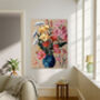 Pink Flower Vase Portrait Art Print, thumbnail 2 of 4