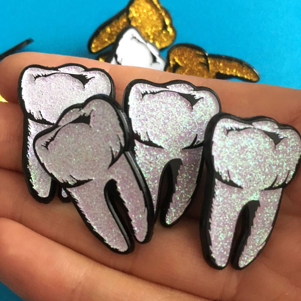 Halloween Tooth Enamel Pin By Woah There Pickle