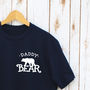 Father's Day Daddy Bear And Baby Matching T Shirt Set, thumbnail 2 of 5