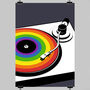 Personalised Retro Rainbow Vinyl Print, thumbnail 6 of 6