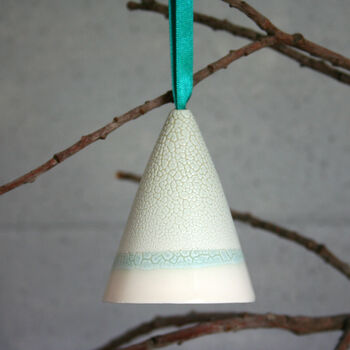 Porcelain Tree Christmas Decoration, 3 of 4