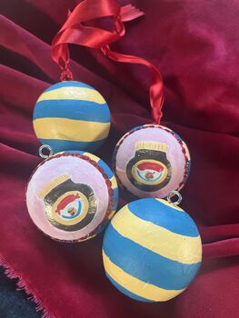 Hand Painted Papier Mâché Marmite Bauble, 8 of 8