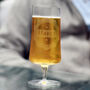 Personalised Stamp Stemmed Beer Glass, thumbnail 2 of 4