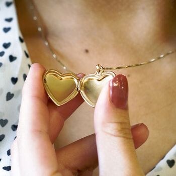 Vintage 14k Gold Filled Heart Locket, 2 of 11