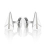 Sterling Silver Paper Plane Cufflinks, thumbnail 7 of 7