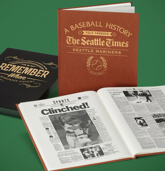 Seattle Mariners Personalised Gift Newspaper Book, 11 of 11