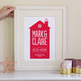 Personalised Christmas Family Home Print, thumbnail 1 of 6