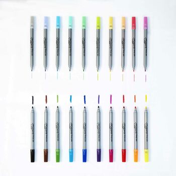 Artist Set Of 20 Wash Out Pens, 3 of 9