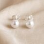 Swarovski Pearl Stud Earrings, thumbnail 2 of 7