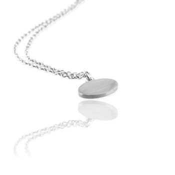 Personalised Single Oval Necklace, 6 of 12