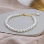 Sterling Silver Freshwater Baroque Pearl Bracelet, thumbnail 6 of 10