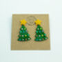 Star Christmas Tree Earrings, thumbnail 2 of 3