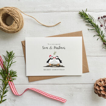 Personalised Family Members Puffin Card, 4 of 5