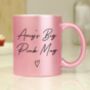 Personalised Pink Glitter Mug, thumbnail 5 of 5