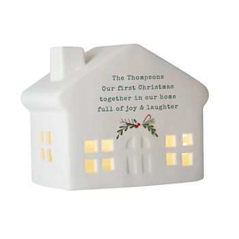 Personalised Christmas House Light Xmas Decoration Gifts, 4 of 5
