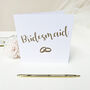 Bride Wedding Card, thumbnail 5 of 7