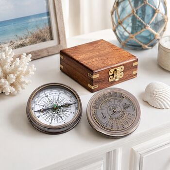 Personalised Three Inches 41st Birthday 100 Year Calendar Compass, 7 of 12