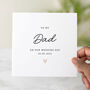 Personalised To My Dad On Our Wedding Day Card, thumbnail 1 of 3