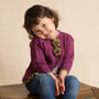 Hand Knitted Cardigan For Girls, thumbnail 2 of 4