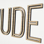 Personalised Wall Name Neon Font, thumbnail 6 of 10
