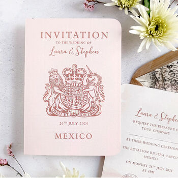 Luxury Passport Wedding Invitation, 6 of 7
