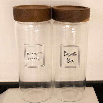 Personalised Custom Glass Storage Jar, 5 of 11