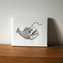 Angler Fish Glow In The Dark Canvas, thumbnail 2 of 5