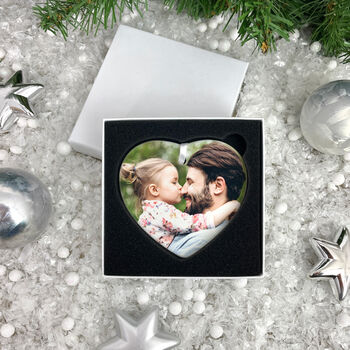 Your Favourite Photo Ceramic Heart Hanging Decoration + Gift Box, 2 of 7