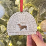 Memorial Pet Dog Breed Wood And Acrylic Decoration, thumbnail 1 of 5