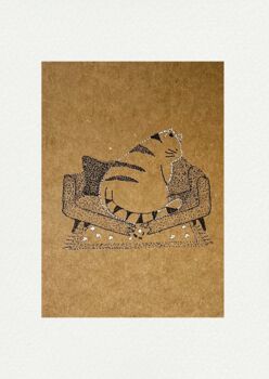 Shaded Cat Pointillism Diy Art Kit Set Of Four, 9 of 9