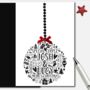 Special Couple Christmas Bauble Card, thumbnail 3 of 3